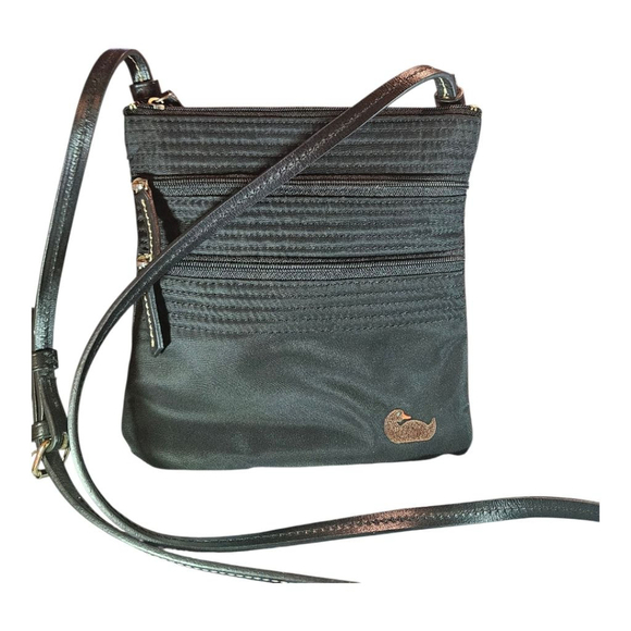 Dooney & Bourke Black Crossbody Bag One Size with Pink Lining - Picture 1 of 16